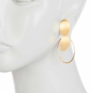 NWT Rivka Friedman Concave Disc Cascading Earrings